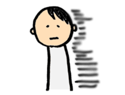 A short-hair girl's ordinary days sticker #2358922