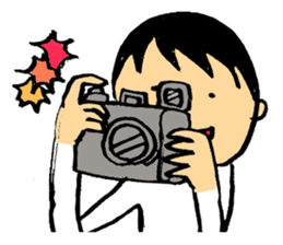 A short-hair girl's ordinary days sticker #2358923