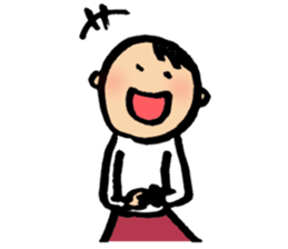 A short-hair girl's ordinary days sticker #2358955