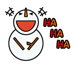life of the snowman sticker #2359003