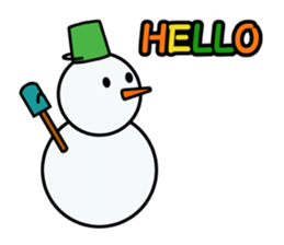 life of the snowman sticker #2359004