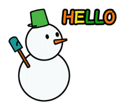 life of the snowman sticker #2359004