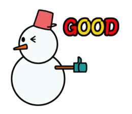 life of the snowman sticker #2359005