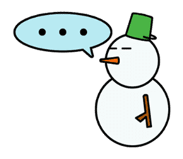 life of the snowman sticker #2359014