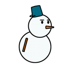 life of the snowman sticker #2359015