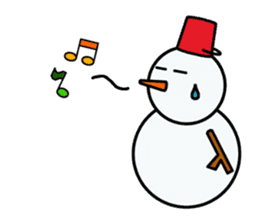 life of the snowman sticker #2359019