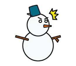 life of the snowman sticker #2359020