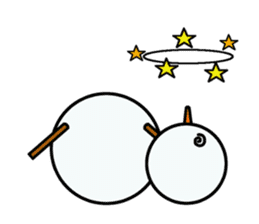 life of the snowman sticker #2359022