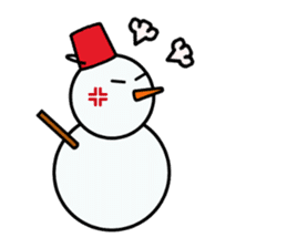 life of the snowman sticker #2359023