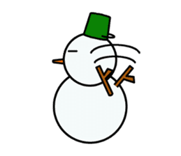 life of the snowman sticker #2359024
