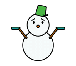 life of the snowman sticker #2359027