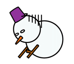 life of the snowman sticker #2359034