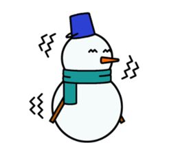 life of the snowman sticker #2359035