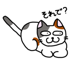 Daily of the calico cat sticker #2359163