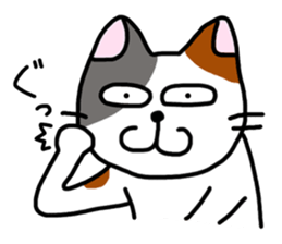 Daily of the calico cat sticker #2359166