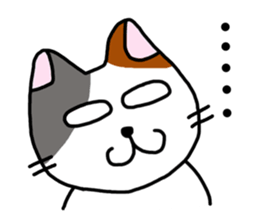 Daily of the calico cat sticker #2359167