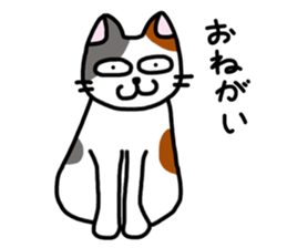 Daily of the calico cat sticker #2359170
