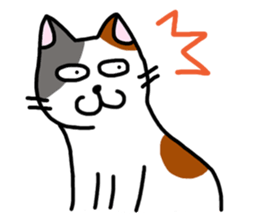 Daily of the calico cat sticker #2359177