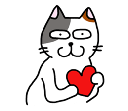 Daily of the calico cat sticker #2359188