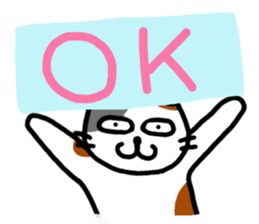 Daily of the calico cat sticker #2359196