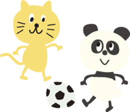 tanuki&panda&pig&cat_Sticker sticker #2361073