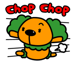 Shoot the "Afro beam":Picture book style sticker #2361166