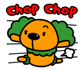 Shoot the "Afro beam":Picture book style sticker #2361166