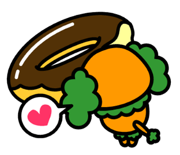 Shoot the "Afro beam":Picture book style sticker #2361169