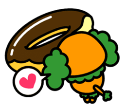 Shoot the "Afro beam":Picture book style sticker #2361169