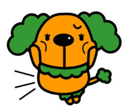 Shoot the "Afro beam":Picture book style sticker #2361170