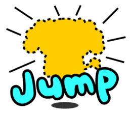 Shoot the "Afro beam":Picture book style sticker #2361176