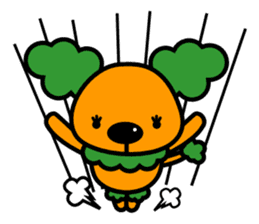 Shoot the "Afro beam":Picture book style sticker #2361177