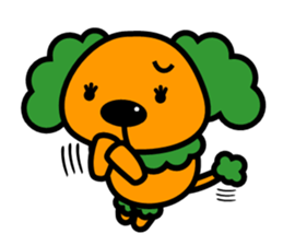 Shoot the "Afro beam":Picture book style sticker #2361179