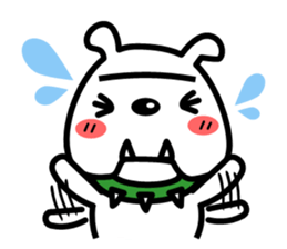 Shoot the "Afro beam":Picture book style sticker #2361183