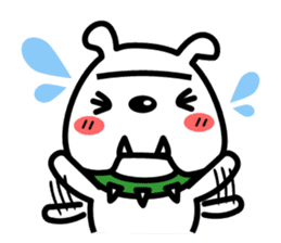 Shoot the "Afro beam":Picture book style sticker #2361183