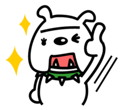 Shoot the "Afro beam":Picture book style sticker #2361184