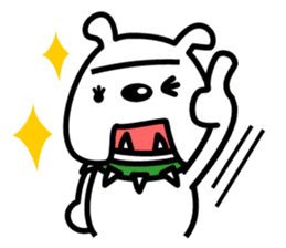 Shoot the "Afro beam":Picture book style sticker #2361184