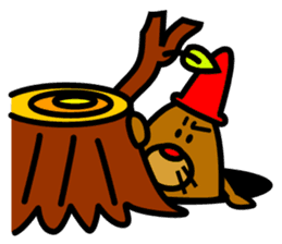 Shoot the "Afro beam":Picture book style sticker #2361188