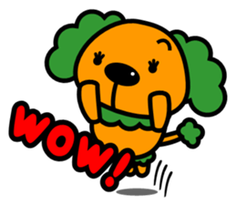 Shoot the "Afro beam":Picture book style sticker #2361191