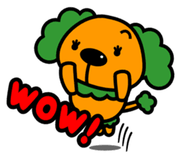 Shoot the "Afro beam":Picture book style sticker #2361191