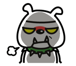 Shoot the "Afro beam":Picture book style sticker #2361193