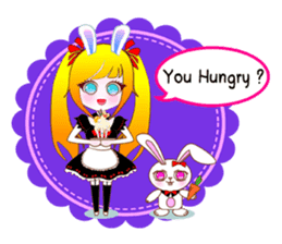 Rabbit Maid Love And Everyday sticker #2361561