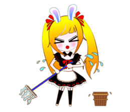 Rabbit Maid Love And Everyday sticker #2361563