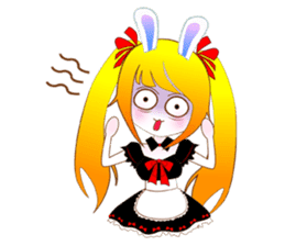 Rabbit Maid Love And Everyday sticker #2361569