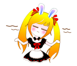 Rabbit Maid Love And Everyday sticker #2361570