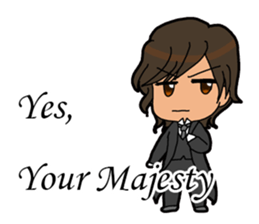 House steward's daily conversation. sticker #2361722