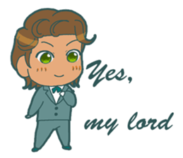 House steward's daily conversation. sticker #2361746