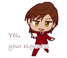 House steward's daily conversation. sticker #2361754