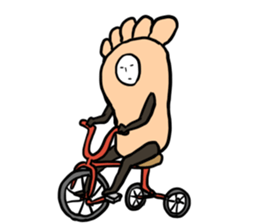 Surreal Foot - I am a foot. [ENG] sticker #2362760