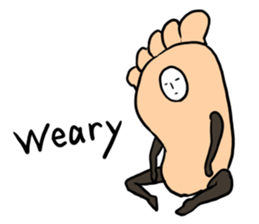 Surreal Foot - I am a foot. [ENG] sticker #2362764
